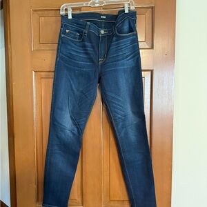 Hudson high rise skinny jeans with stretch
